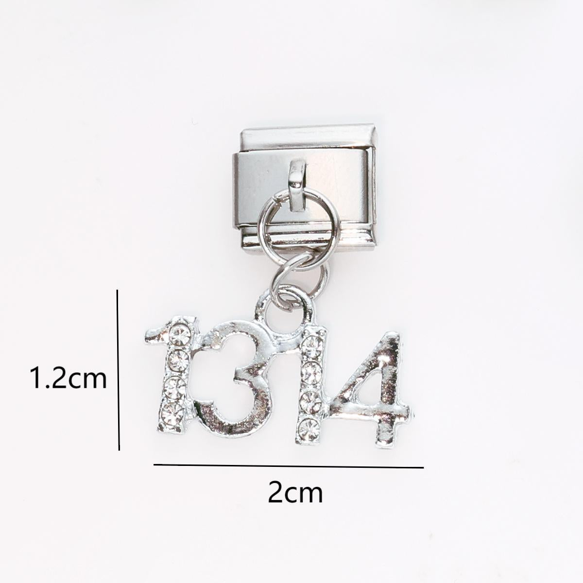 Wholesale 10pcs Italian Charm Bracelet 9mm DIY Splicing Heart Star Series Stainless Steel Composable Bracelet