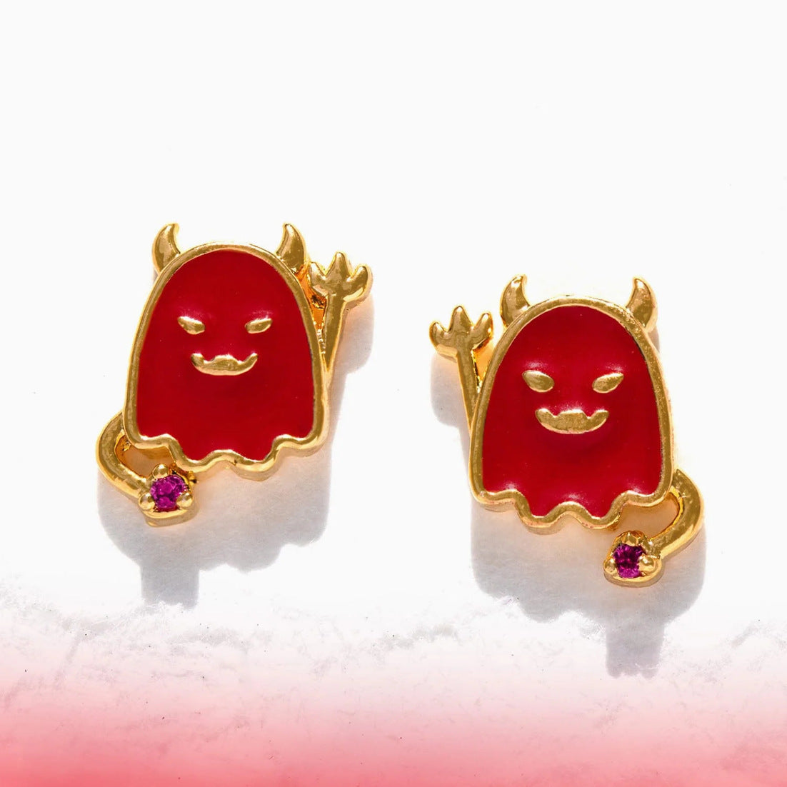 Wholesale Halloween Black Cat Pumpkin Skull Head Earrings