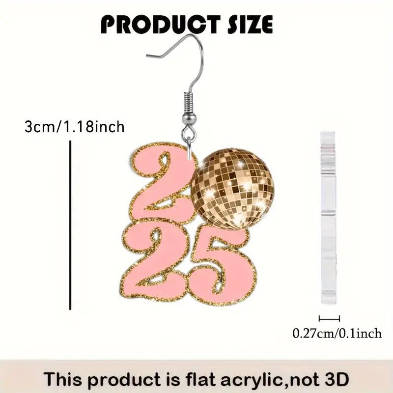 Wholesale 2025 Number Earrings ACC-ES-Xiyin004