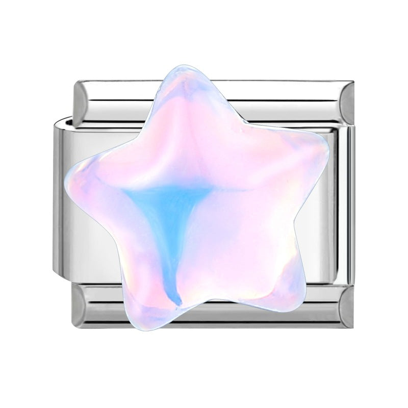 Wholesale Italian Charm Bracelet 9mm DIY Splicing Cute Creative Stainless Steel Composable Bracelet