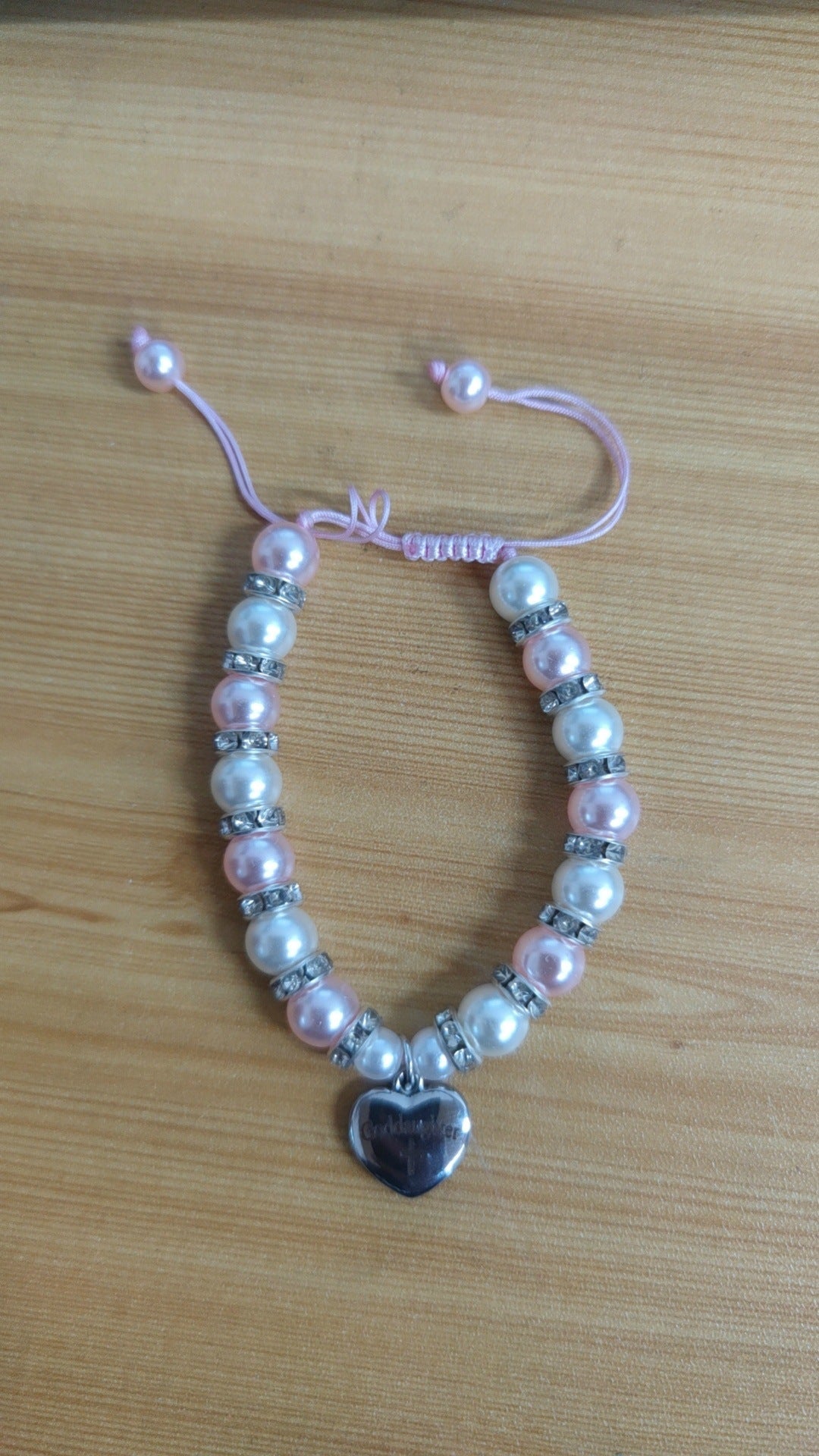 Wholesale Diamond Circle White Pearl Women Bracelet