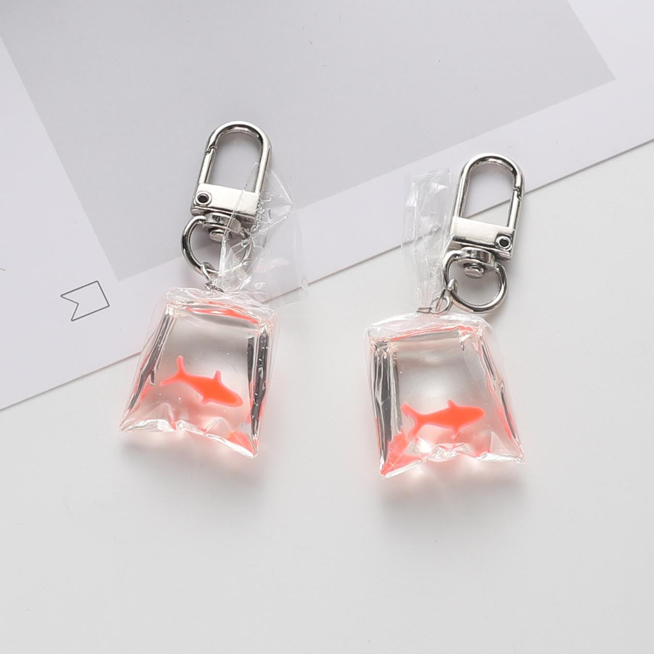 Wholesale Resin Goldfish Keychain