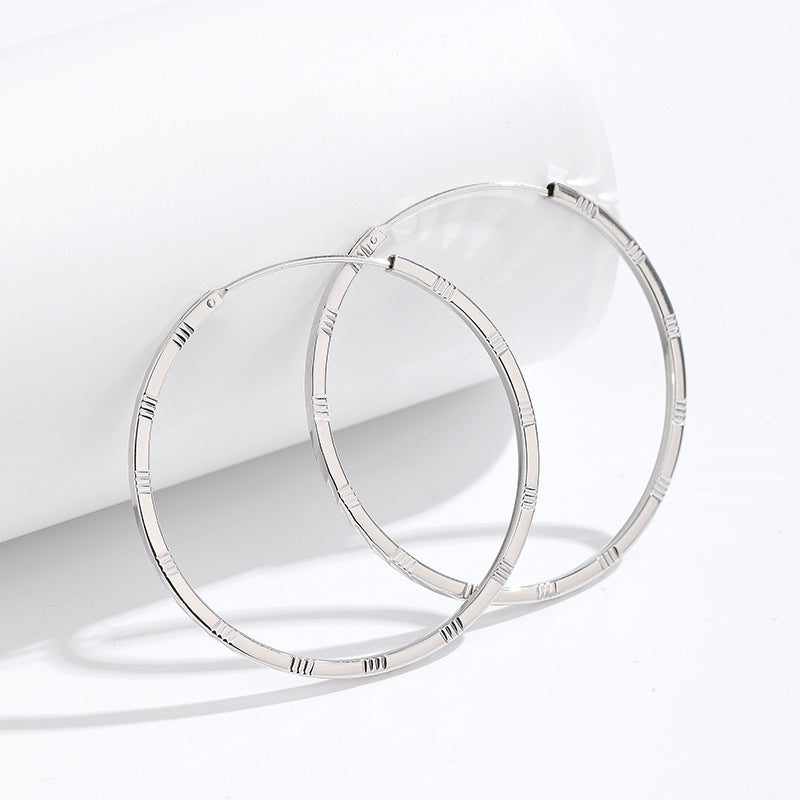 Wholesale S925 silver big earrings