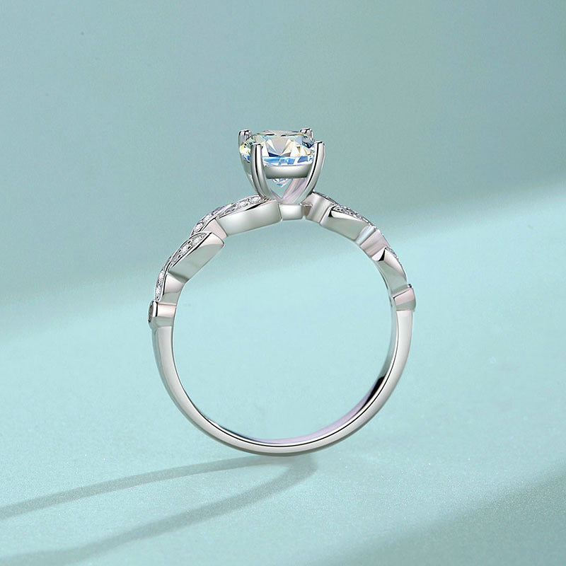 Wholesale S925 Silver Moissanite Ring