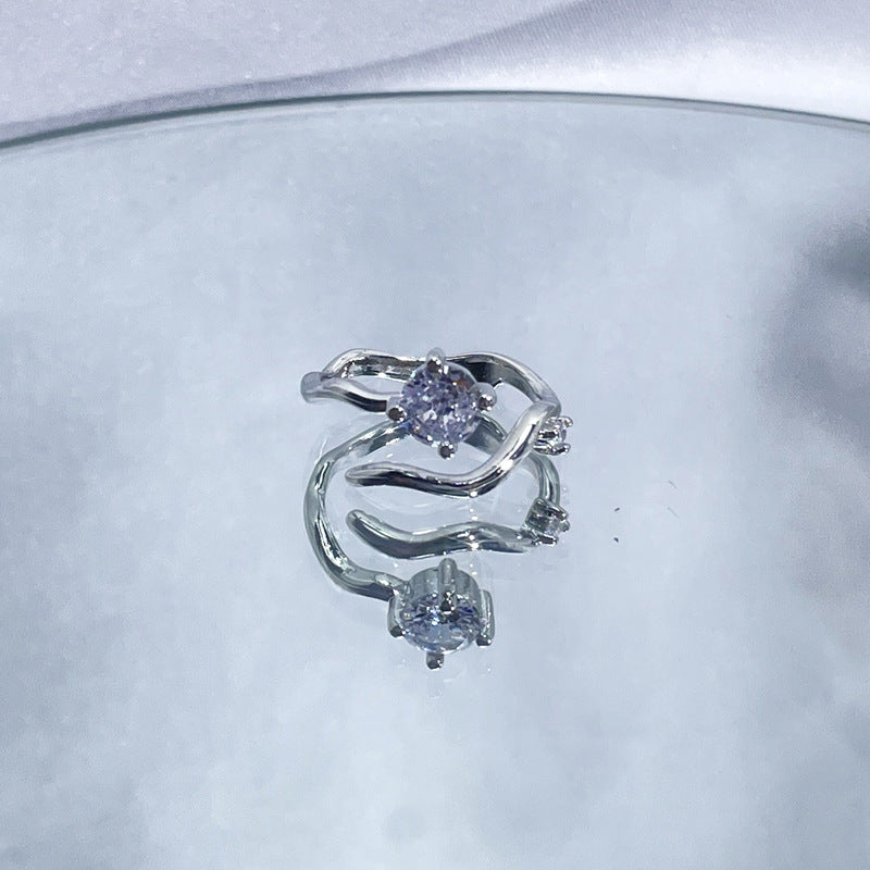 Wholesale Light luxury high-grade couple ring set