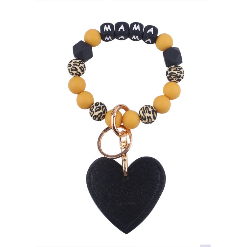 Wholesale Love Leather Wrist Silicone Keychain ACC-KC-GuangTian013