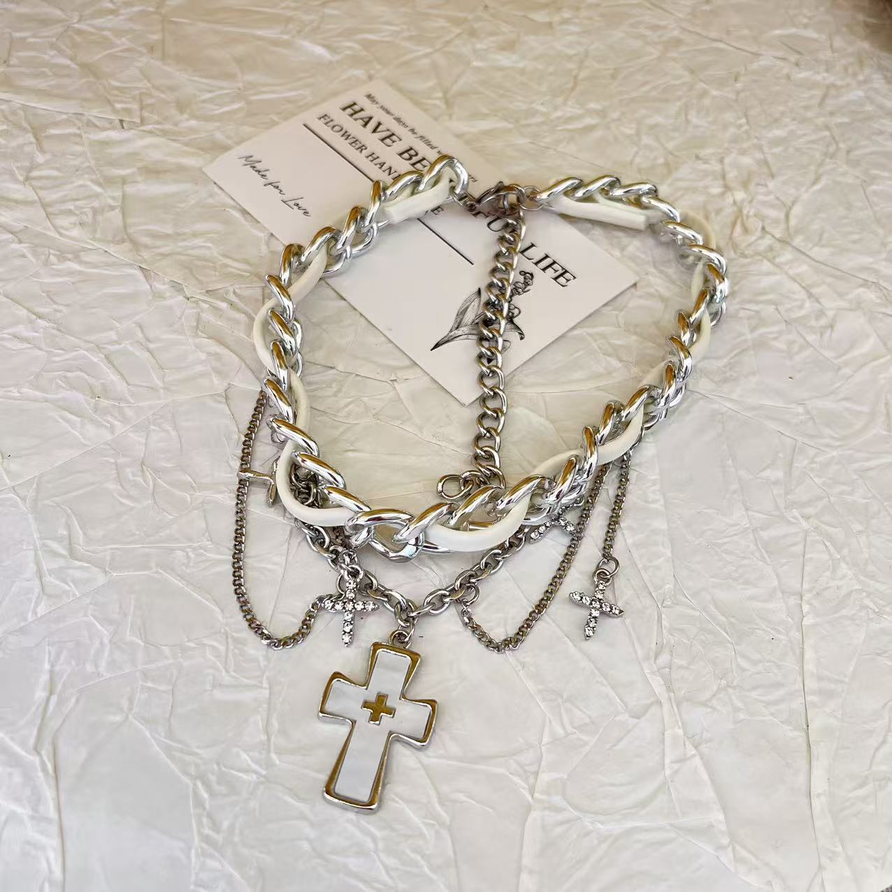 Wholesale  Butterfly Diamond Neck Chain Necklaces