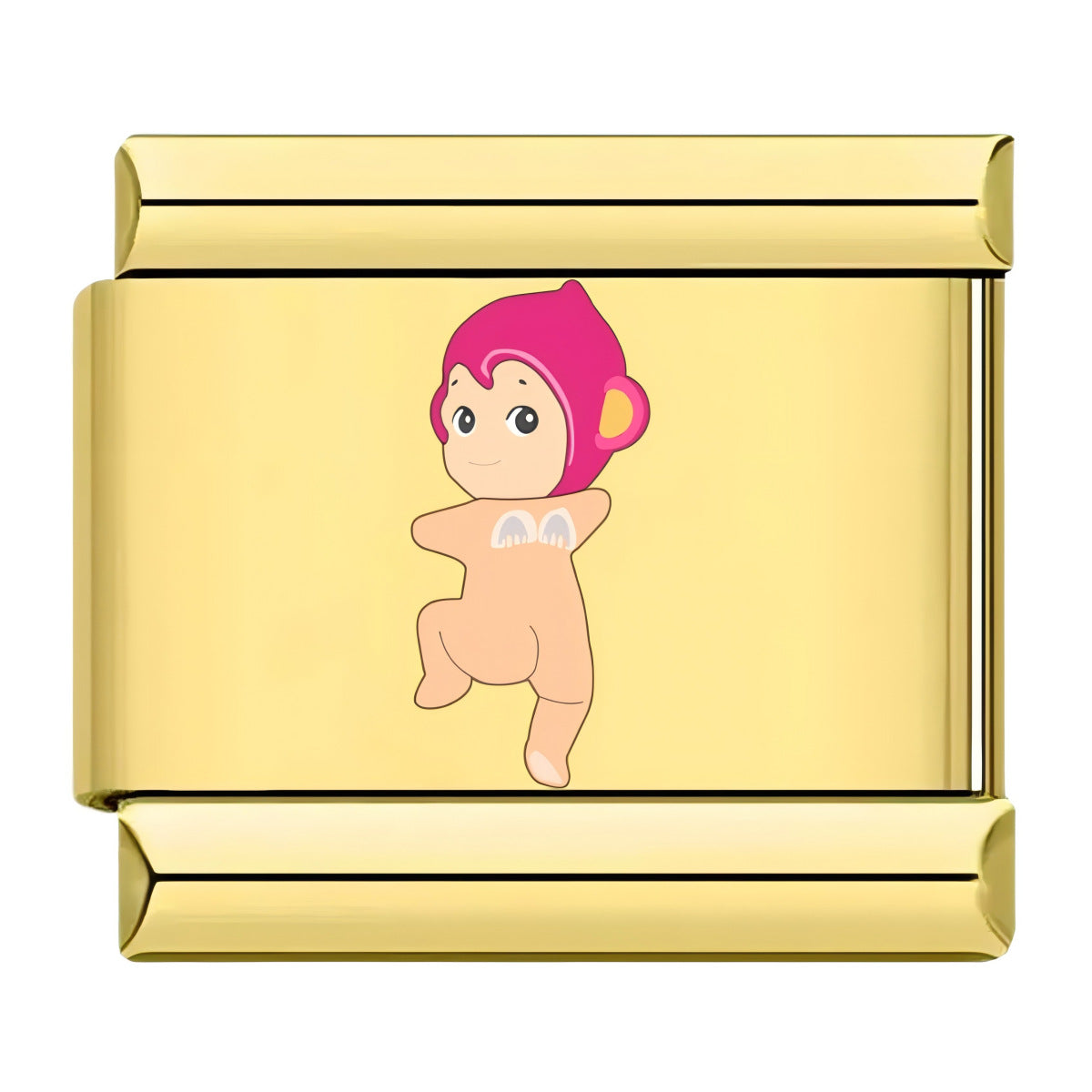 Wholesale 10pcs Italian Charm Bracelet 9mm DIY Splicing Cartoon Cute Stainless Steel Composable Bracelet