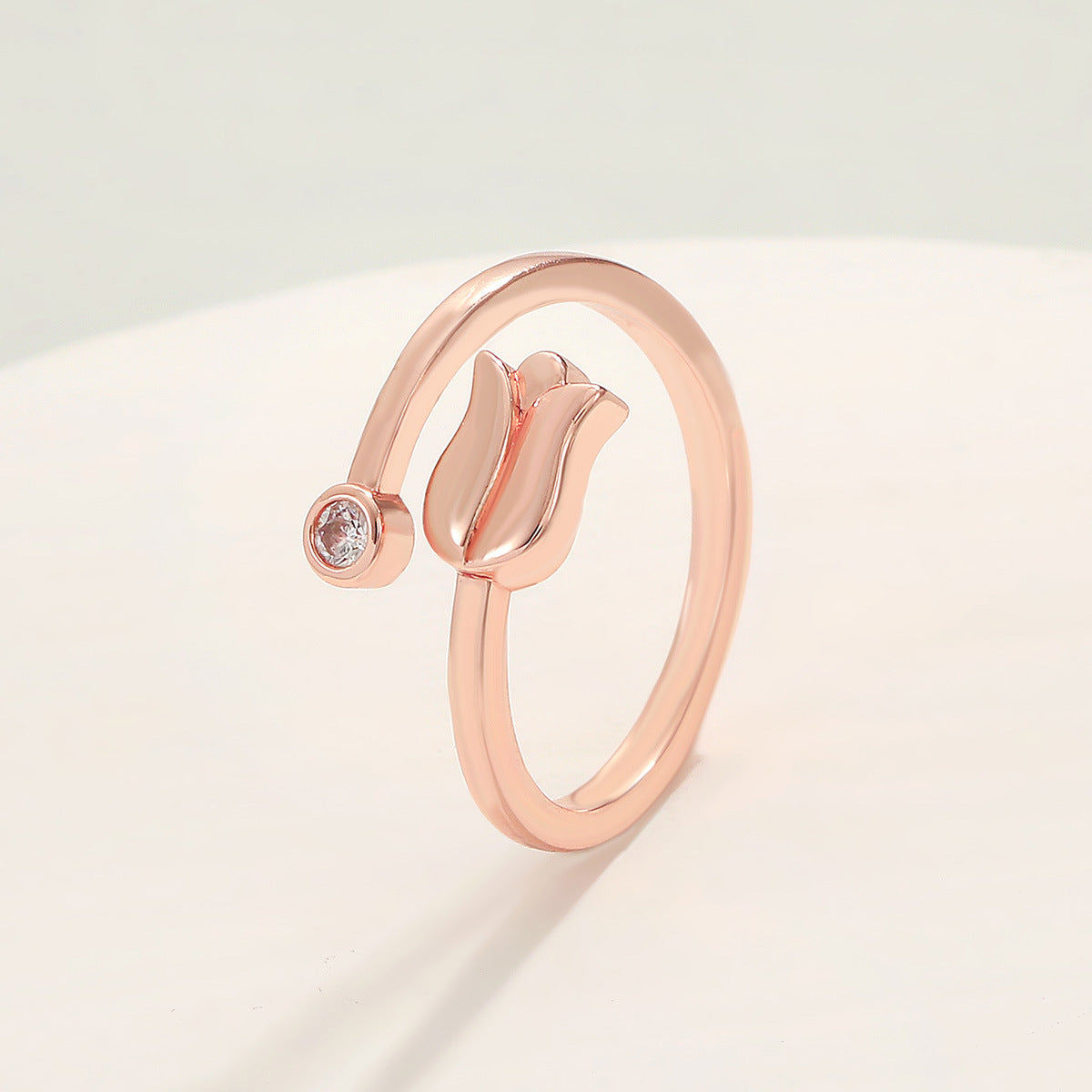 Wholesale Rose Flower Opening Ring