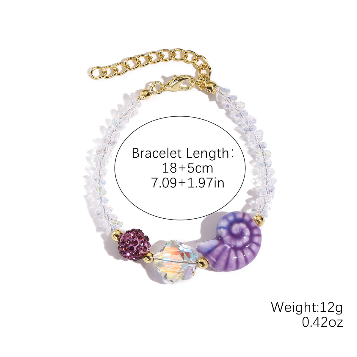 Wholesale Woven Bracelet Ocean Wind Dopamine Starfish Shell Sweet Ceramic  Bohemian Bracelet