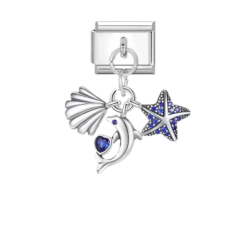 Wholesale Ocean Cartoon Modular Bracelet DIY Jewelry Accessory Gift for Boutique Resale