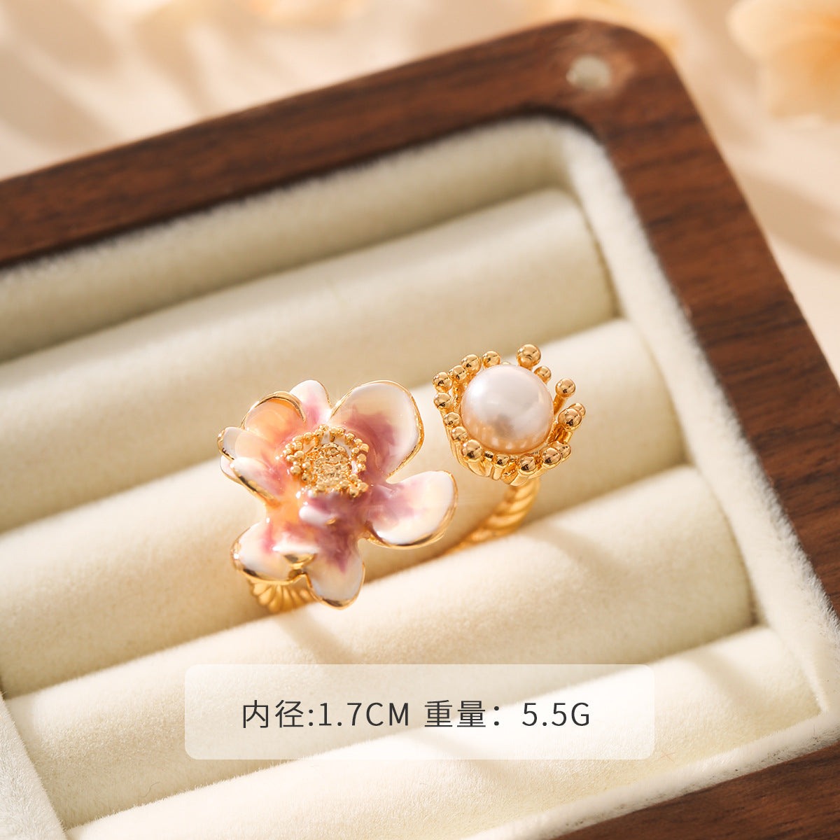 Wholesale  Retro Romantic Rose Flower Ring