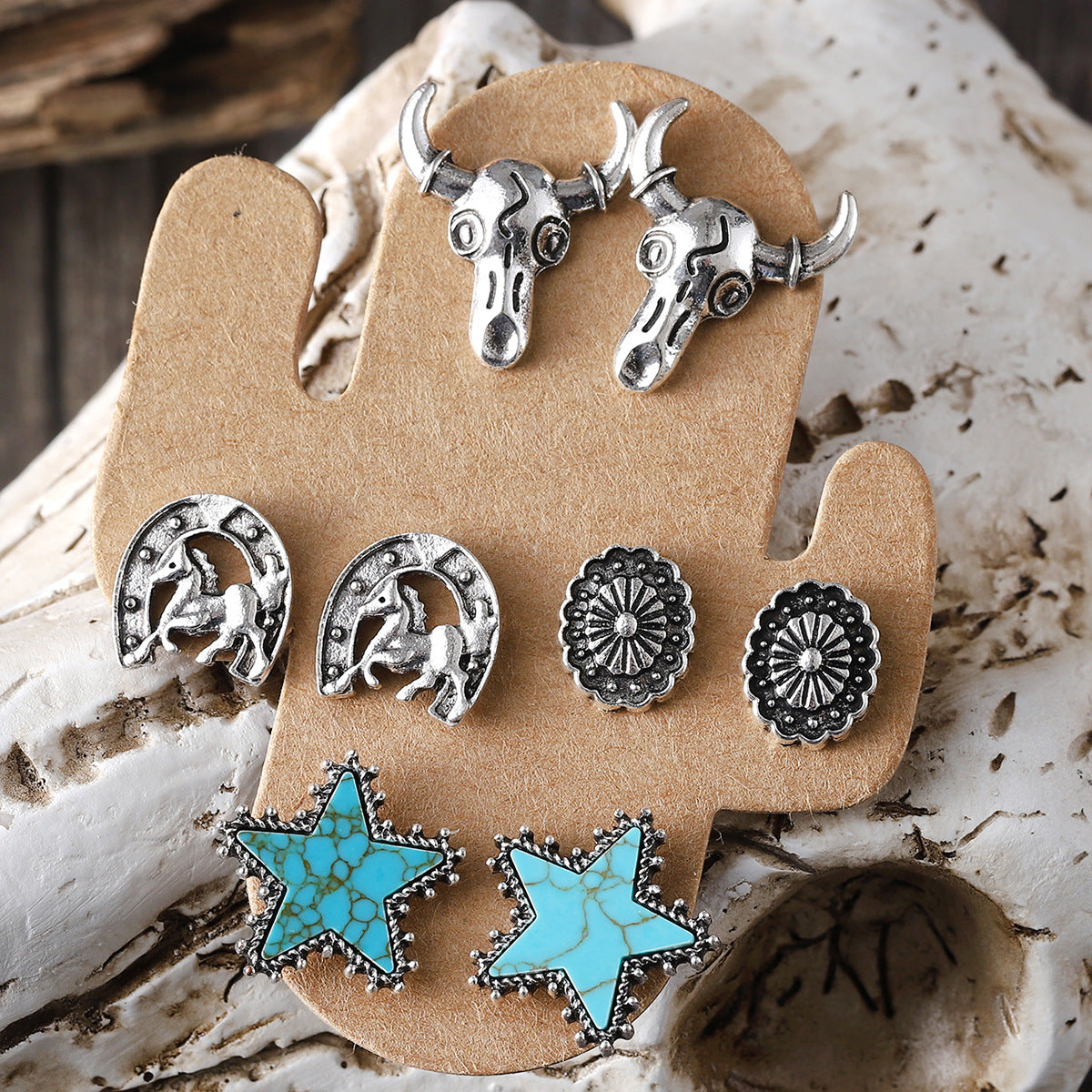 Wholesale  Fashionable Cool Style Boots Hat Earrings