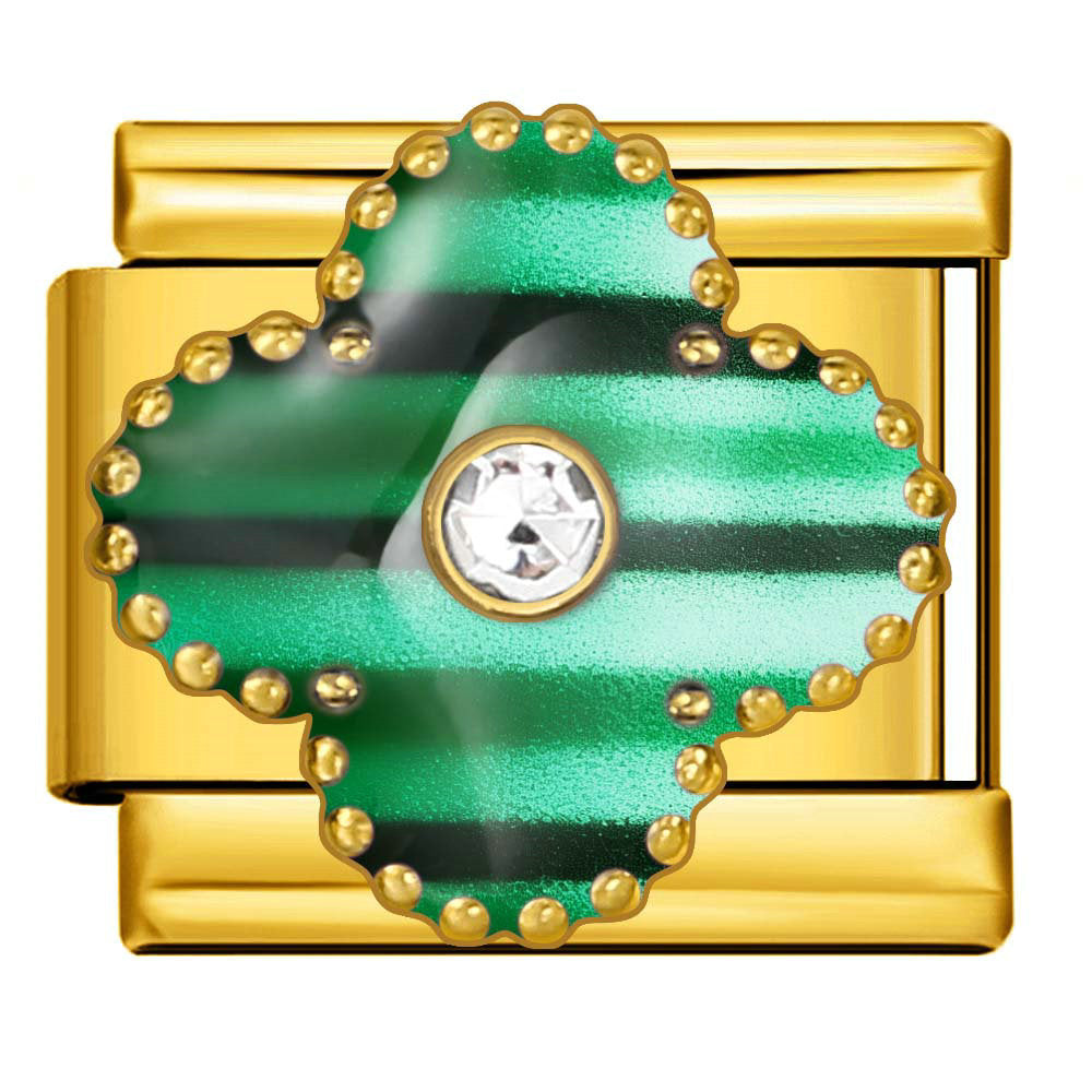 Wholesale 9mm Italian Charm Starter Bracelets DIY Four Leaf Clover Stainless Steel Composable Bracelet