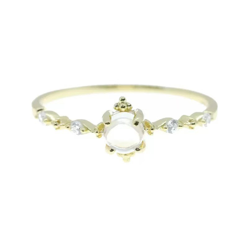 Wholesale Stylish Six-Pointed Star Ring Adjustable Silver Plated Jewelry Accessory