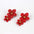Wholesale Multicolor Double Flower Earrings