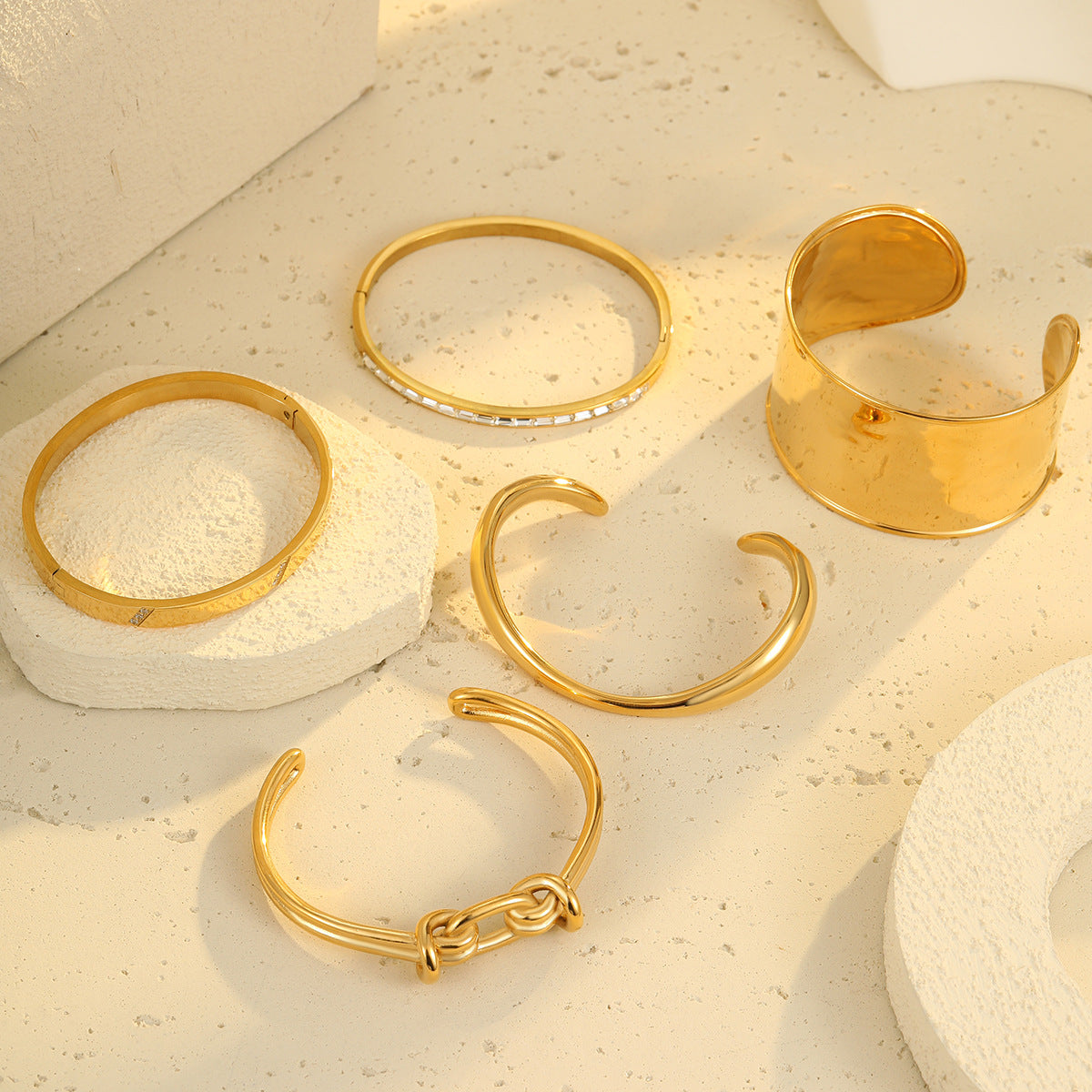 Wholesale  All-match Stainless Steel Diamond Bracelet