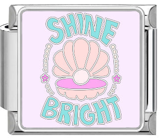 Wholesale Italian Charm Bracelet 9mm DIY creative  letter flower   Creative Stainless Steel Composable Bracelet