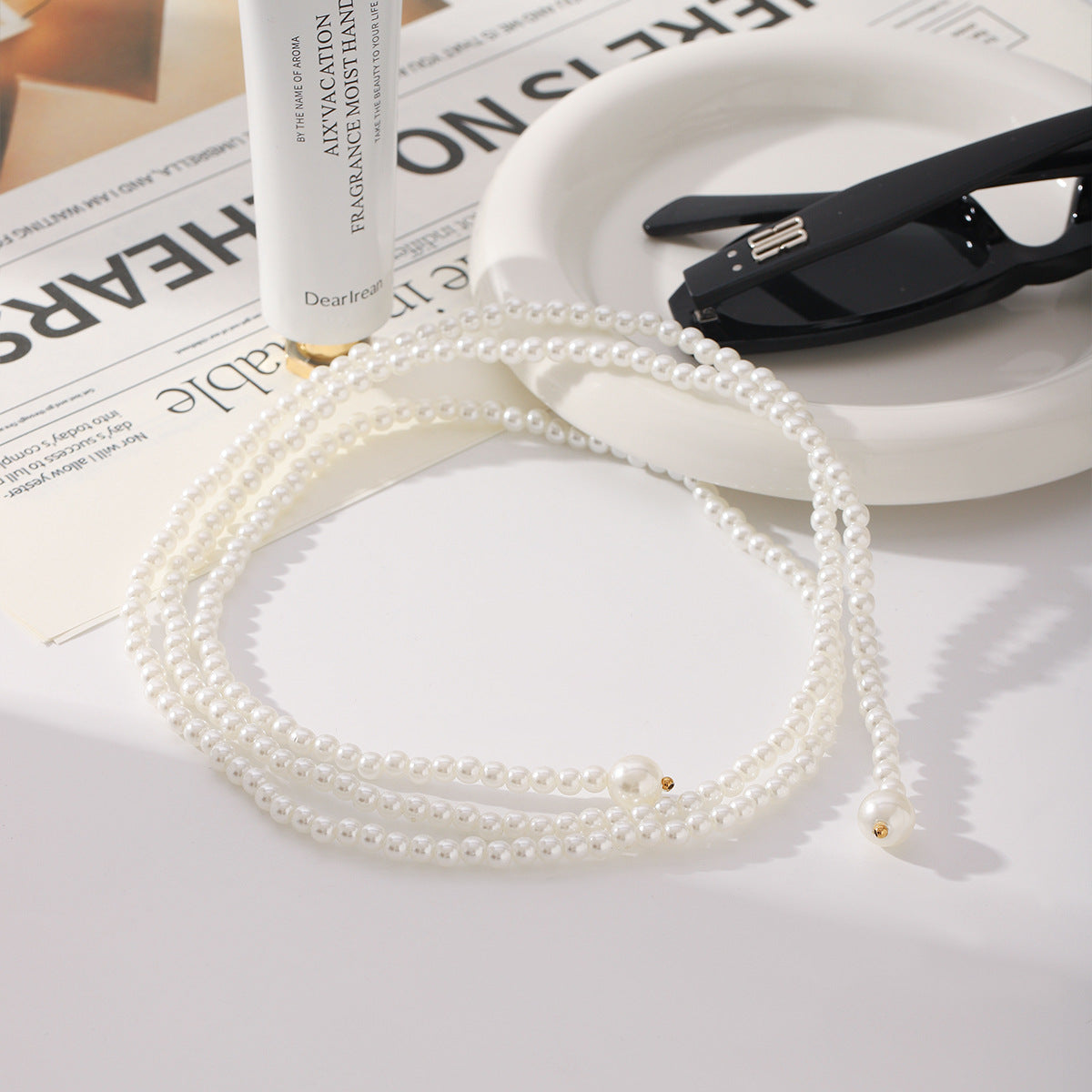 Wholesale Fashion Jewelry Pearl Necklace Light Luxury Multi-layer Stacked  Necklace