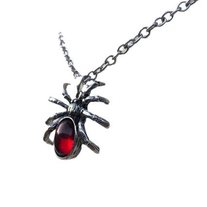 Wholesale Gothic Punk Red Crystal  Pendant Necklace Fashion Jewelry Accessory Gift