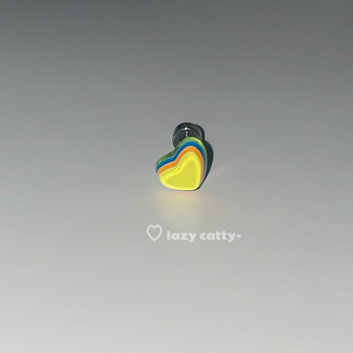 Wholesale Titanium Steel Dopamine Candy Star Heart Earrings