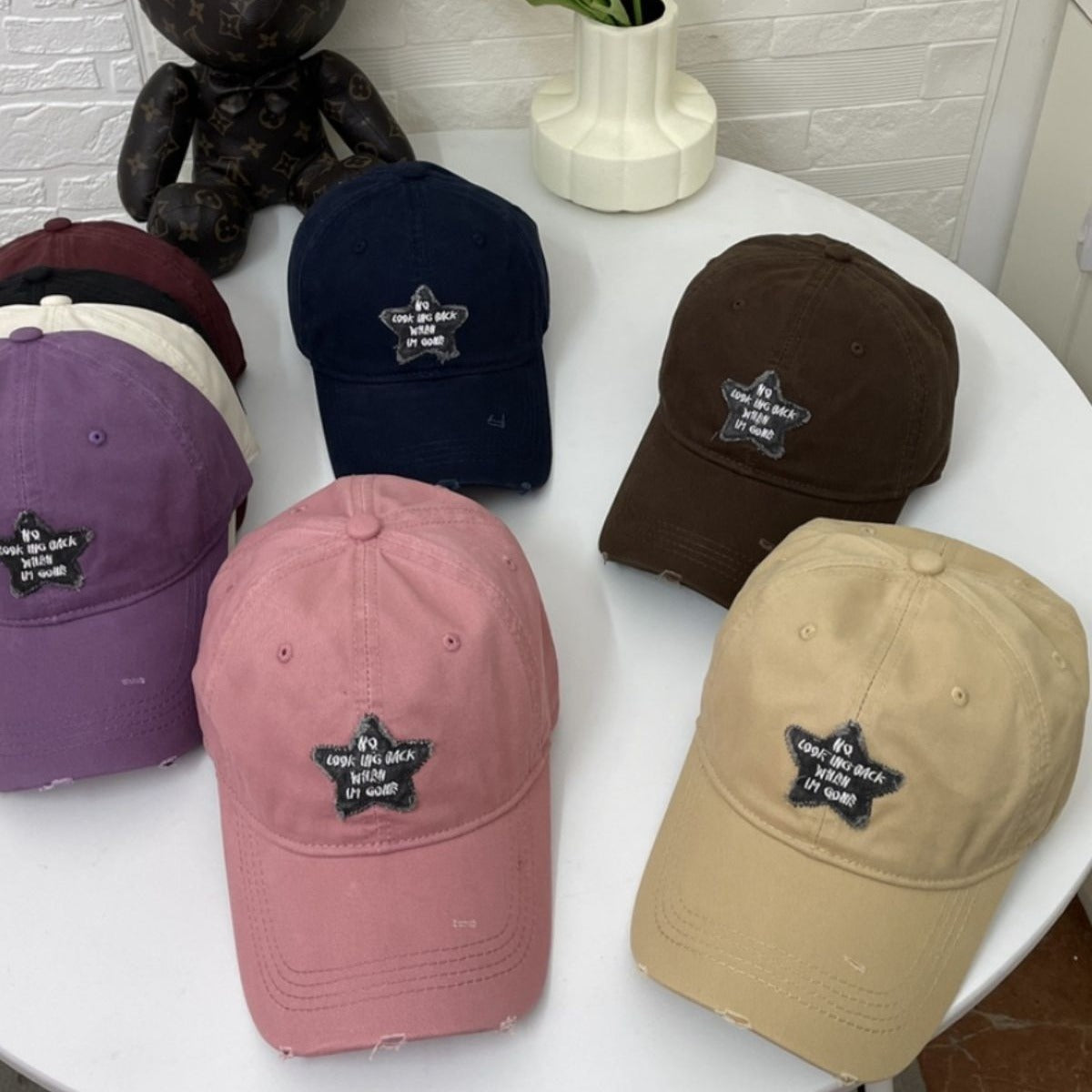 Wholesale  Retro five-pointed star baseball cap
