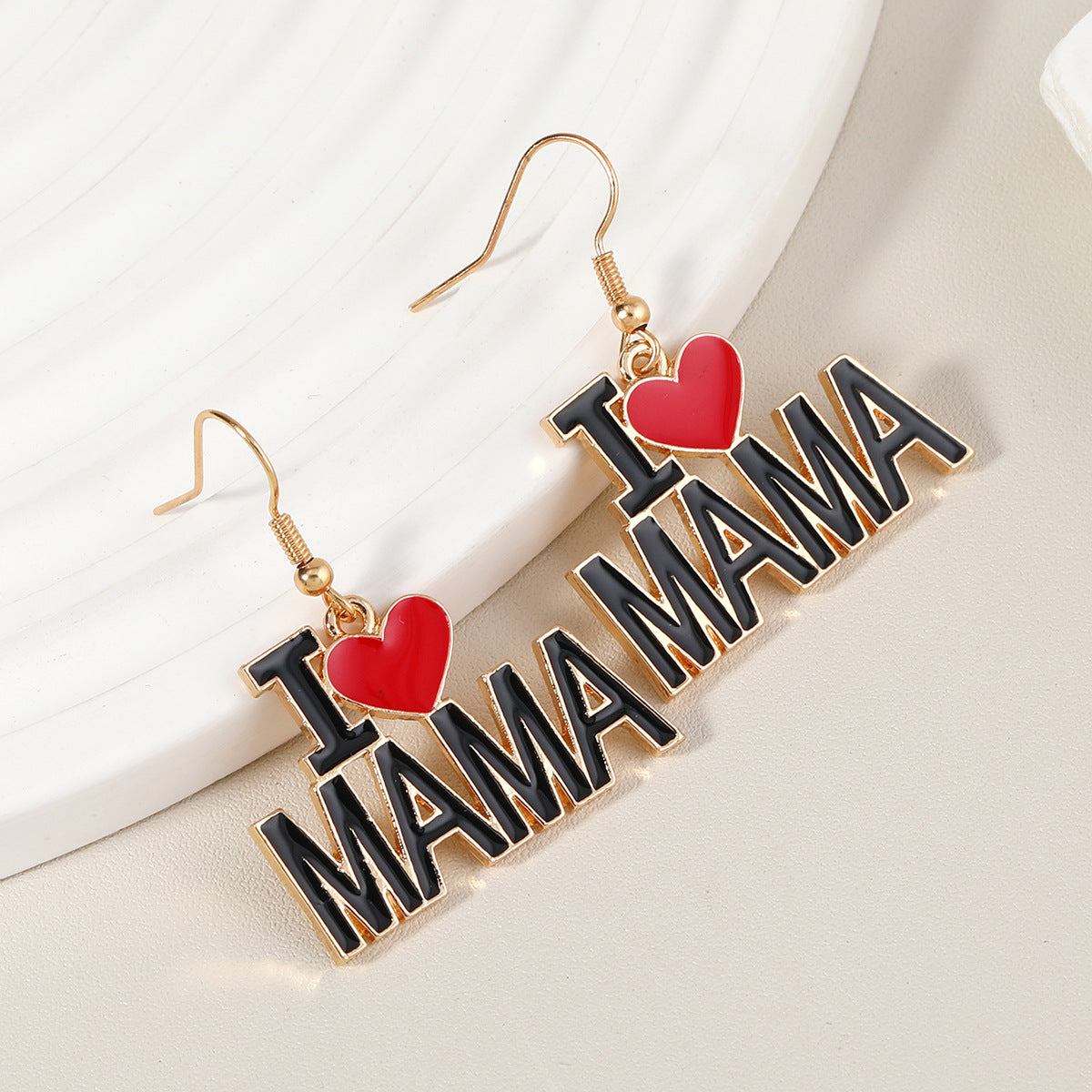 Wholesale MAMA Earrings Mother's Day Alloy Earrings ACC-ES-FSY002