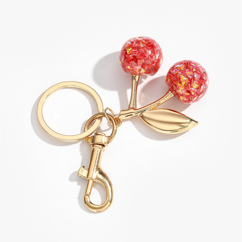 Wholesale Cute Big Red Cherry Keychain ACC-KC-RongRui035