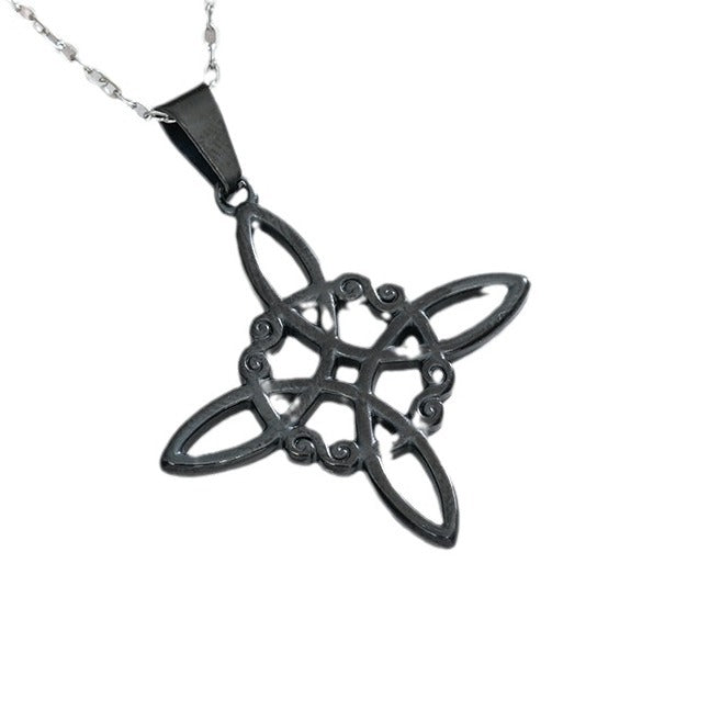 Wholesale Celtic Knot Titanium Steel Necklace Chic Fashion Accessory Gift