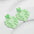 Wholesale love plant leaf  acrylic earrings