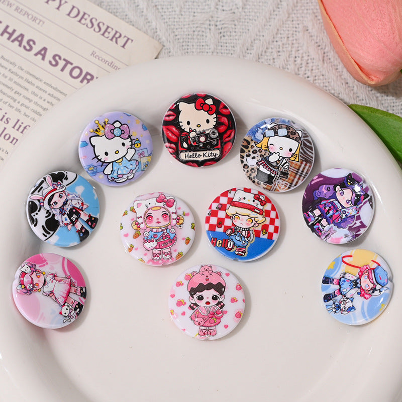 Wholesale 10pcs Plastic Cute Cartoon Beads DIY Bead Accessories