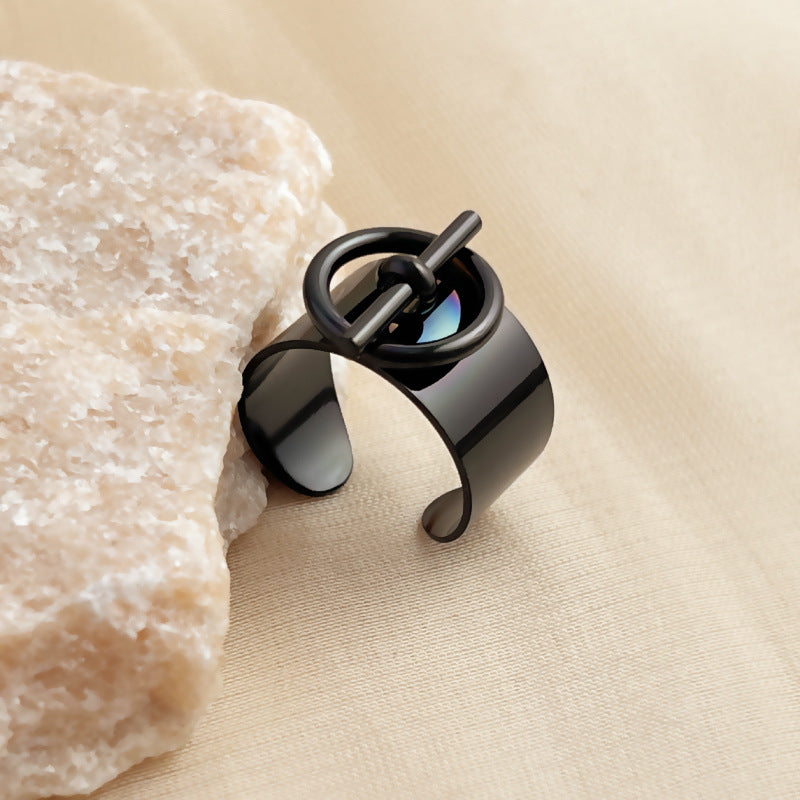 Wholesale Color  Couple Titanium Steel Rings