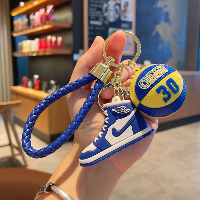 Wholesale  Cartoon cute silicone basketball shoes keychain ACCVIP