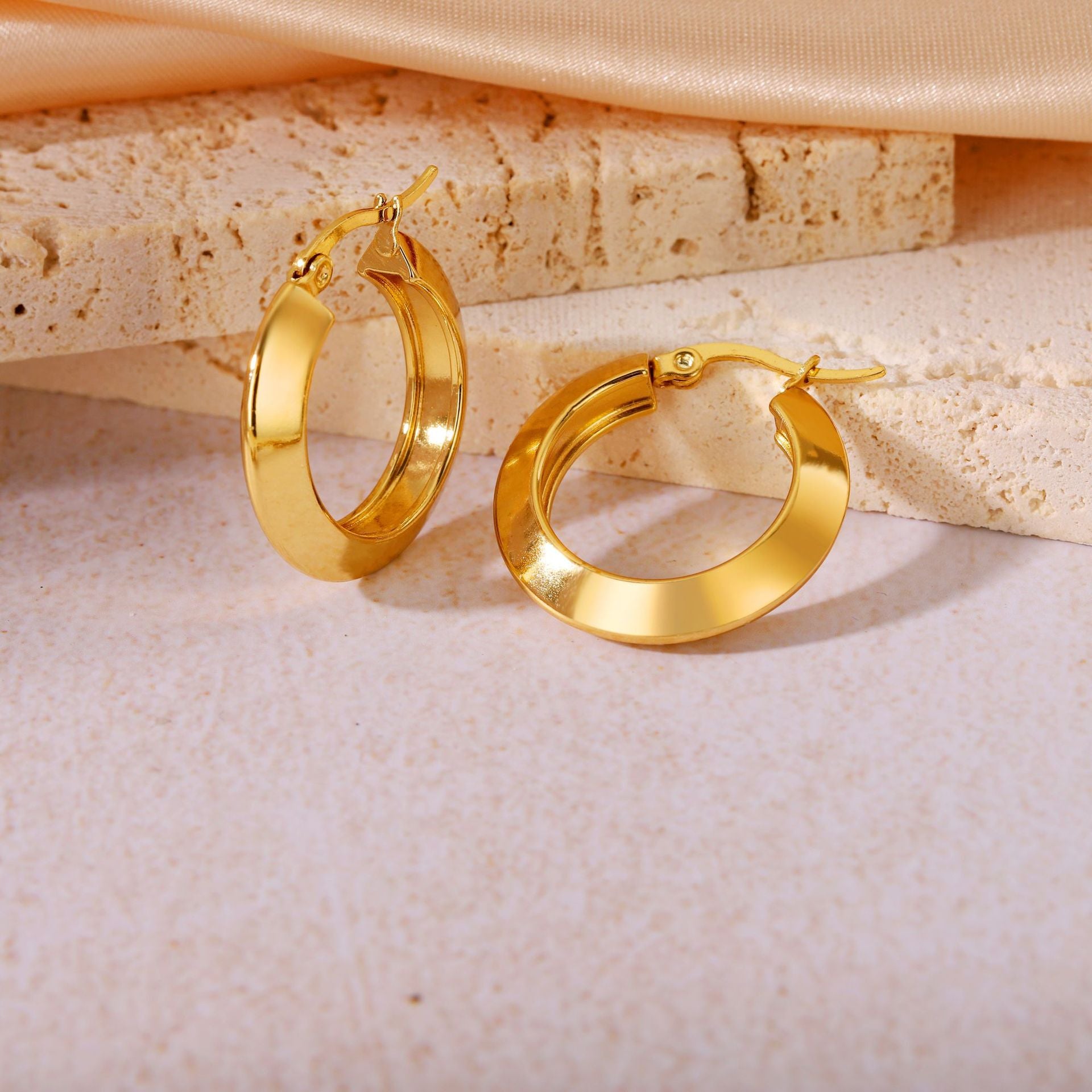 Wholesale  Hypoallergenic Jewelry  Titanium Steel Earrings