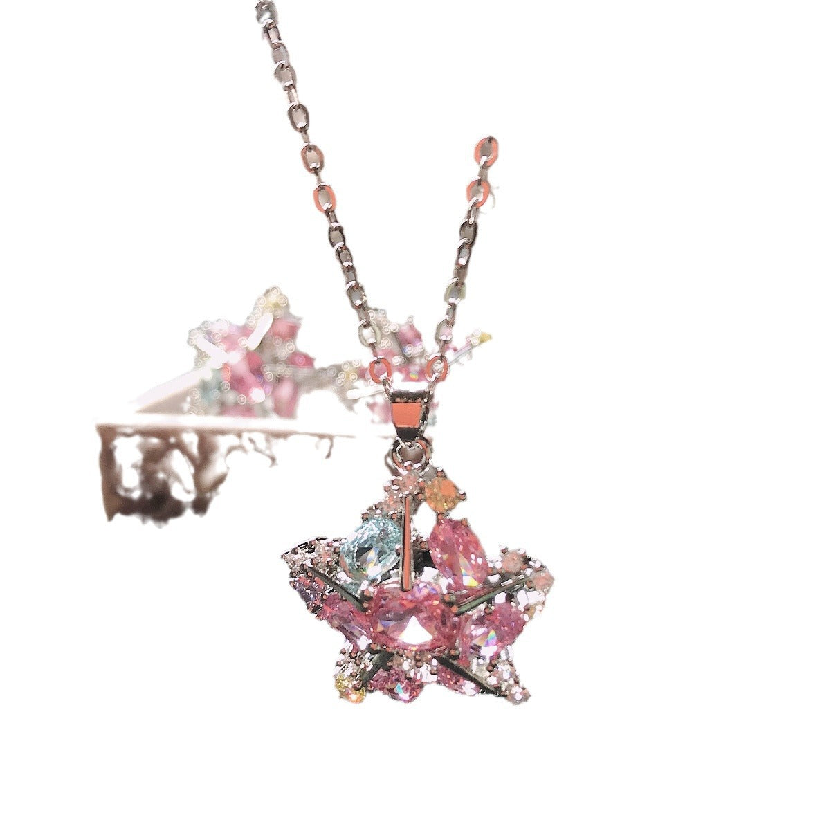 Wholesale Meteor Wishing Brilliant Set 18k Plated Micro-Inlaid Zirconium Sparkling Galaxy Ring ACC-RS-GeLeisi003