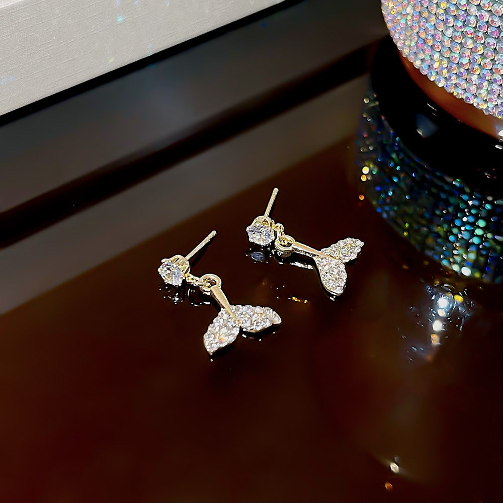 Wholesale Bow Pearl Earrings 925 Silver Needle Flower Earrings ACC-ES-Xiyue003