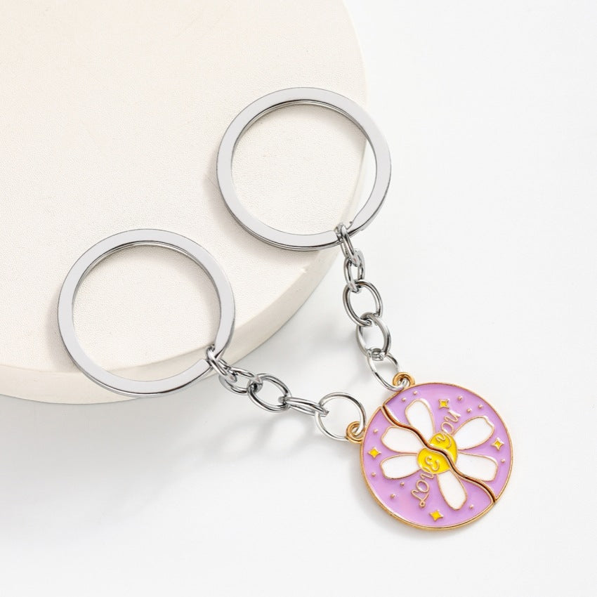 Wholesale Cute Night and Day Keychain ACC-KC-RongR085