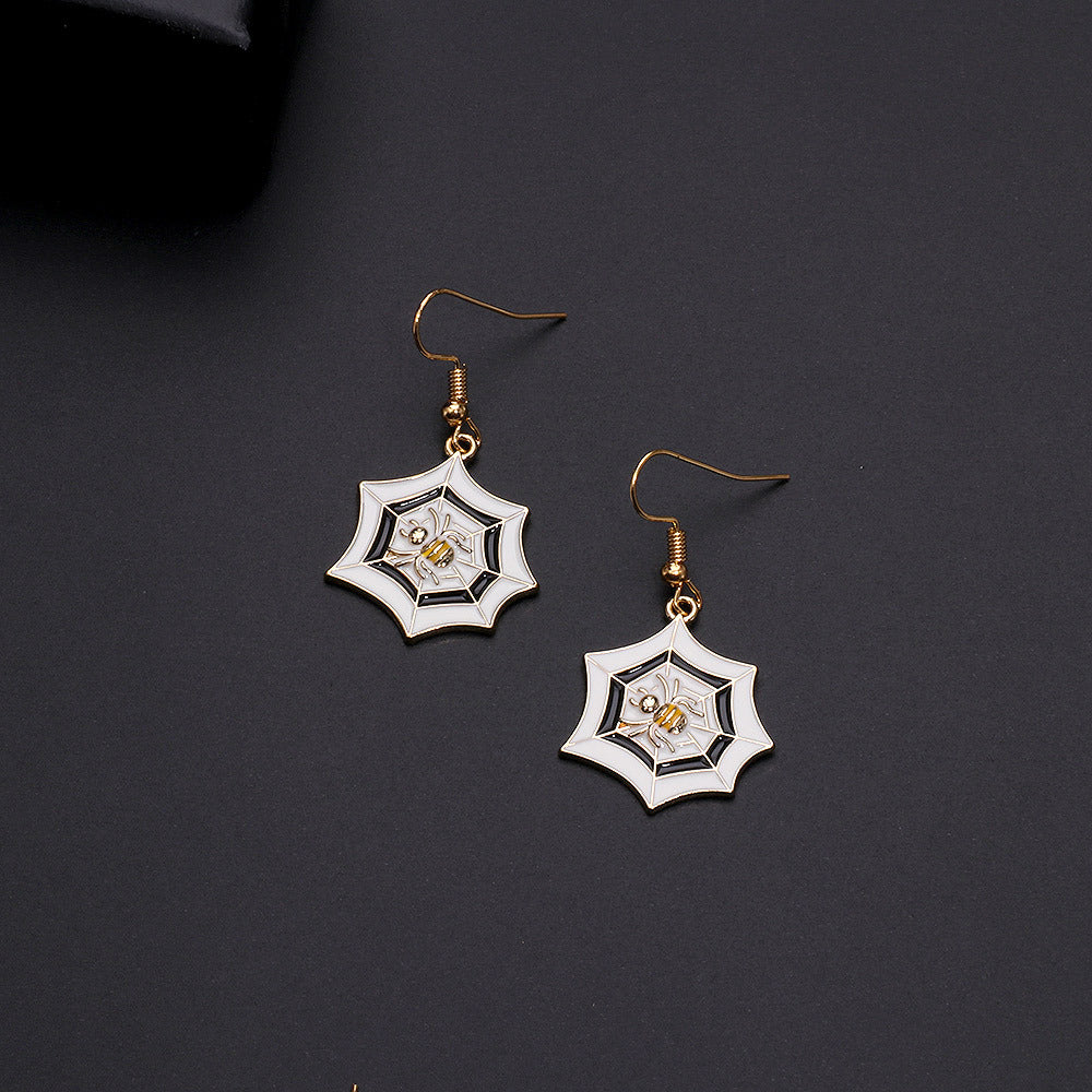 Wholesale  Pumpkin Alloy Earrings