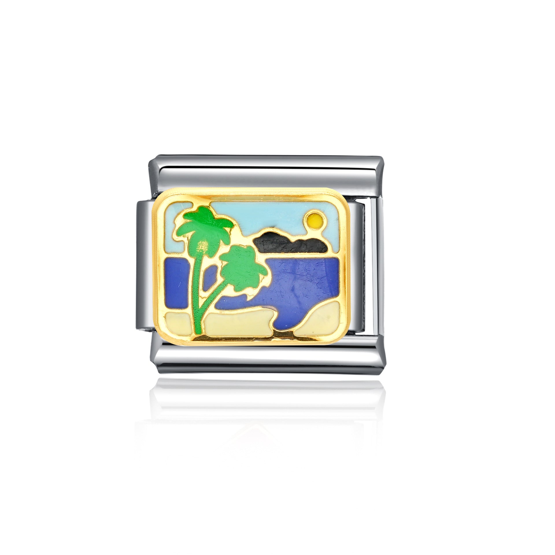 Großhandel italienisches Charmearmband 9mm DIY Spleißen süßer kreativer Anhänger Edelstahl komponierbares Armband