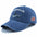 Wholesale  washed distressed baseball cap embroidered shark cotton sun hat