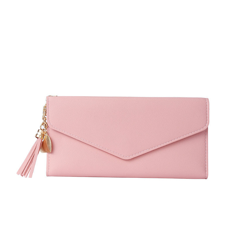 Wholesale tassel long cute wallet