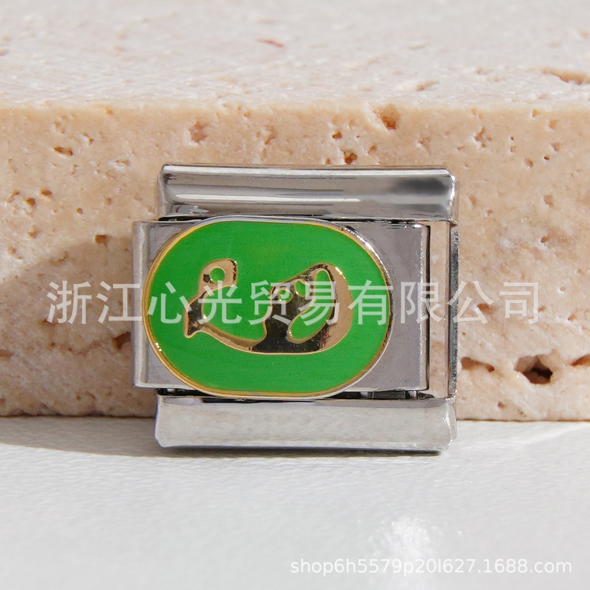 Wholesale 10pcs Italian Charm Bracelet 9mm DIY Splicing Constellation Series Stainless Steel Composable Bracelet