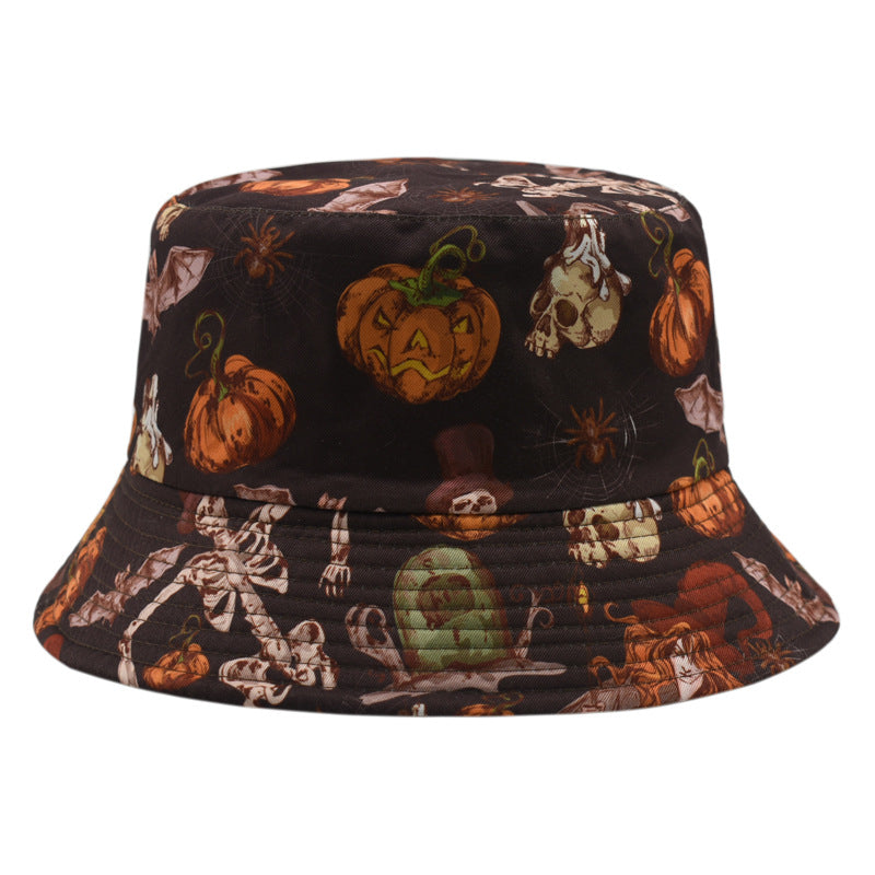 Wholesale Vintage Printed Fashion Cartoon Graffiti Bucket Hat ACC-HT-Xiny013