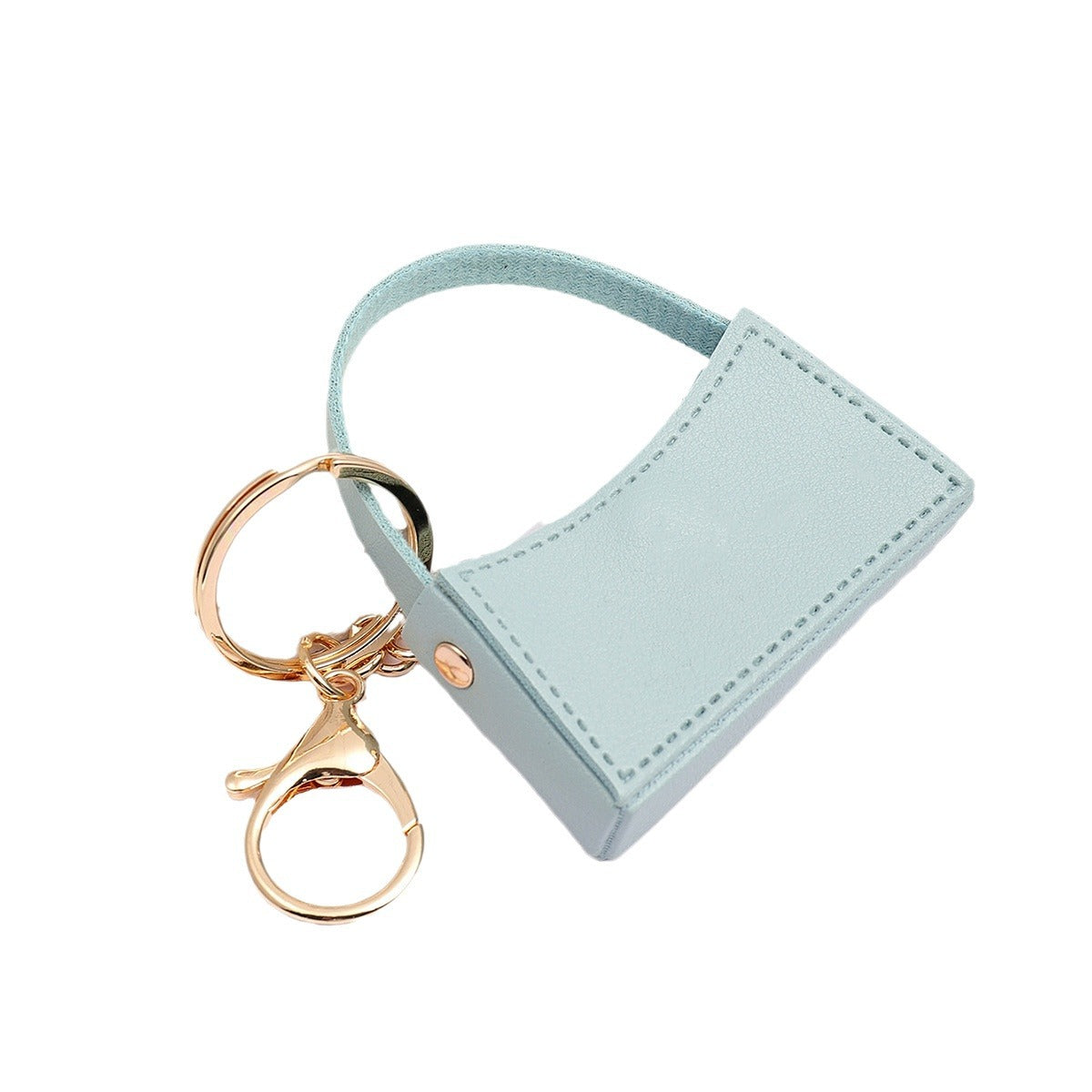 Wholesale Small Curved Bag PU Leather Keychain Pendants ACC-KC-XTZ012