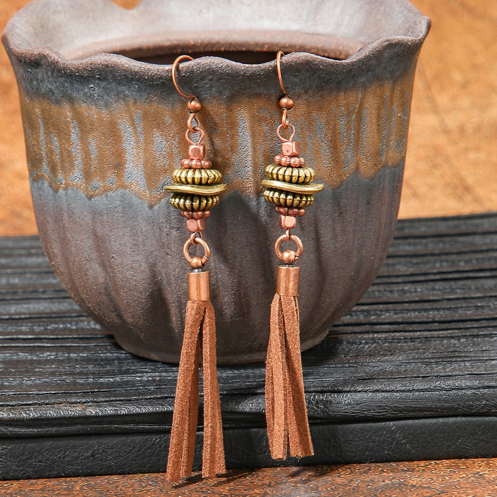 Wholesale Retro Bohemian Alloy Geometric Earrings for Everyday Wear