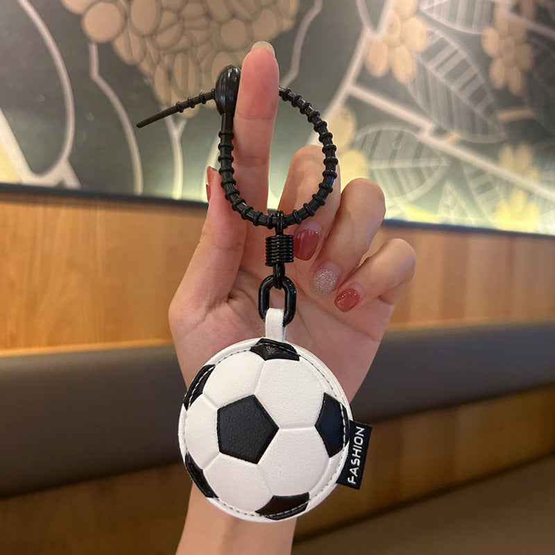 Wholesale Trendy Sports Ball Leather Bag Charm Keychain For Women S Handbag Decoration Everyday Gift