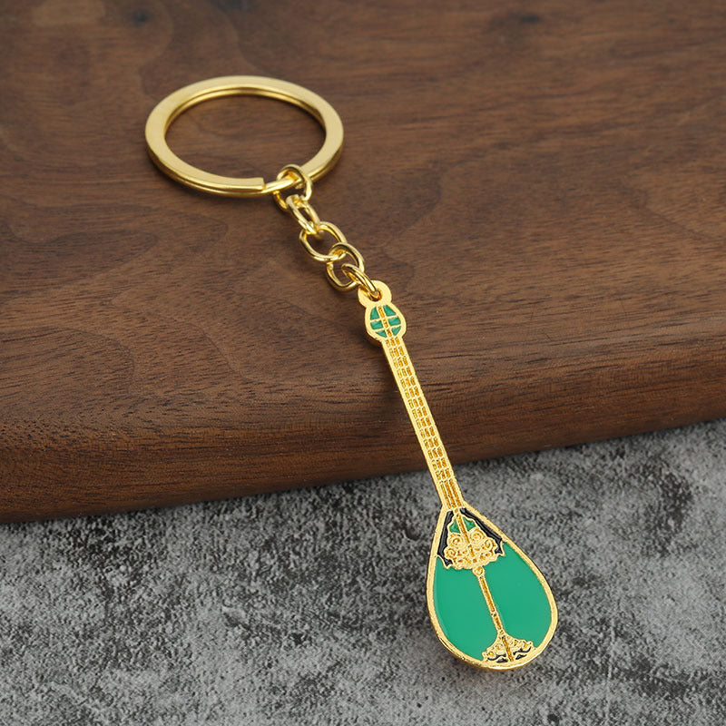Wholesale Color Alloy Dongbula Keychain