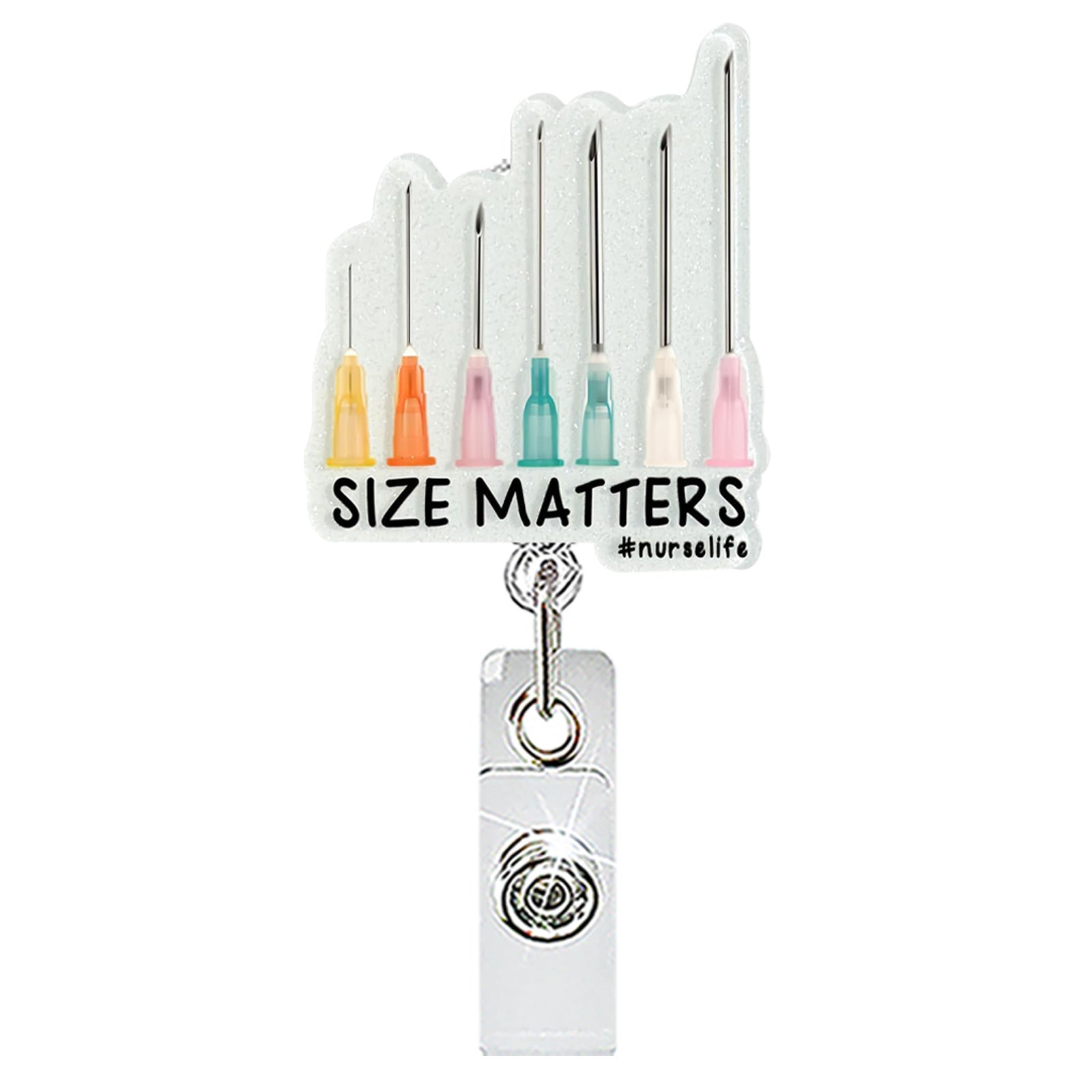 Wholesale Acrylic Retractable Badge Reel with Bow Jellyfish Pin Fashion Accessory for Resale