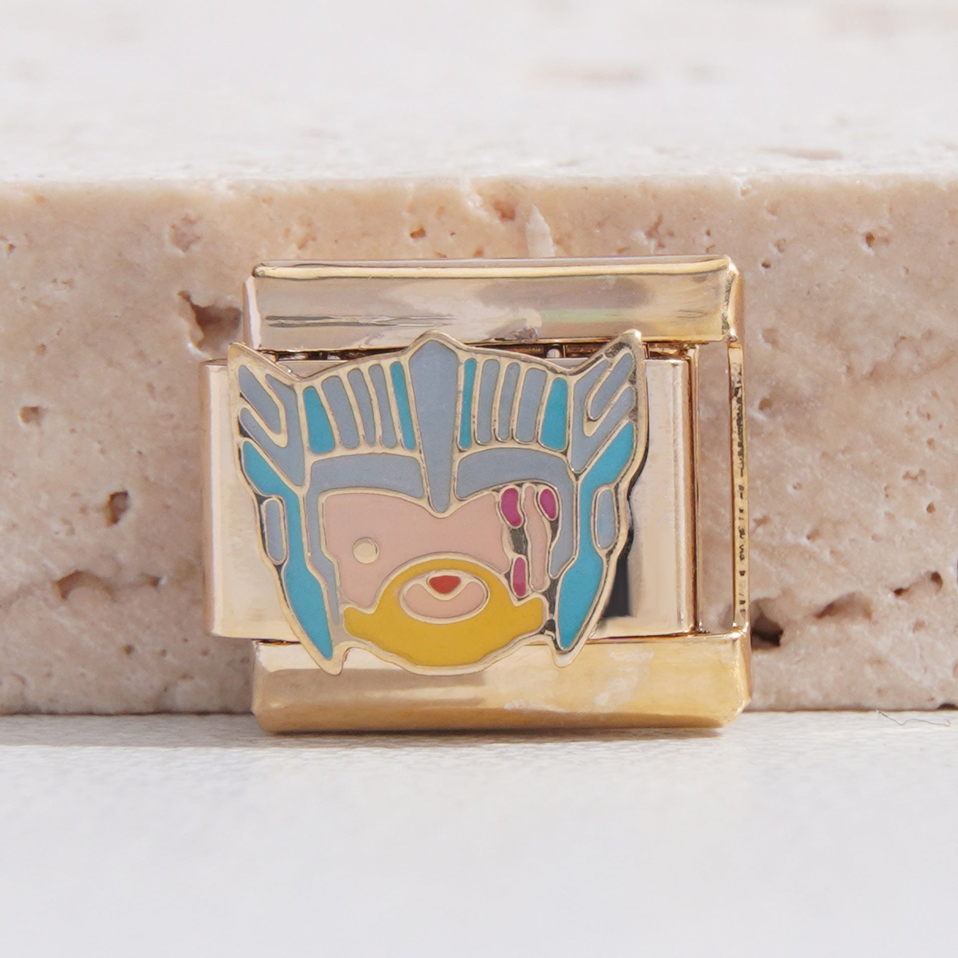 Wholesale Italian Charm Bracelet 9mm DIY Splicing Creative Pattern Stainless Steel Composable Bracelet