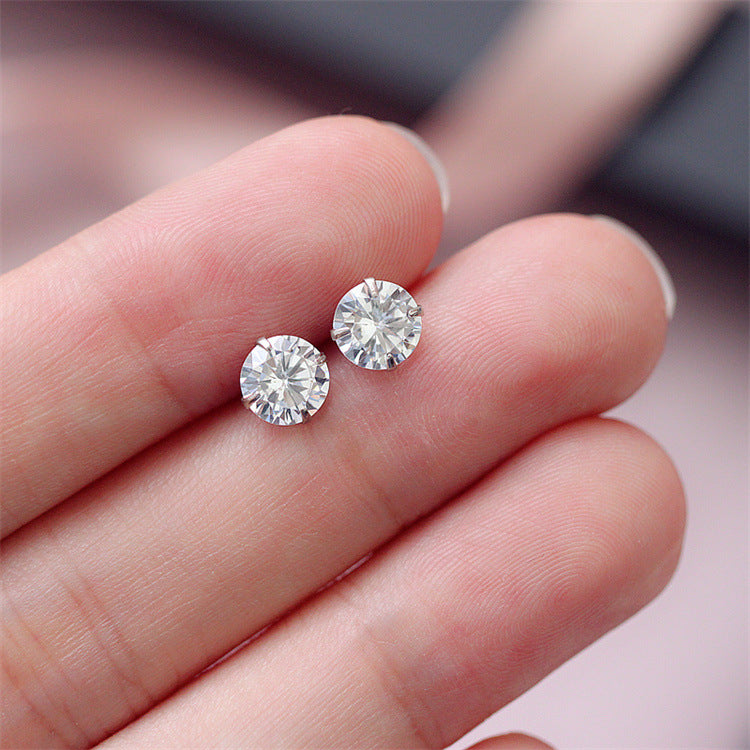 Wholesale Sterling Versatile Mini Zirconia Stud Earrings